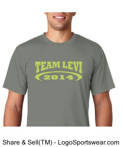 Team Levi 2014 Hanes 4 oz. Cool Dri T-Shirt Design Zoom